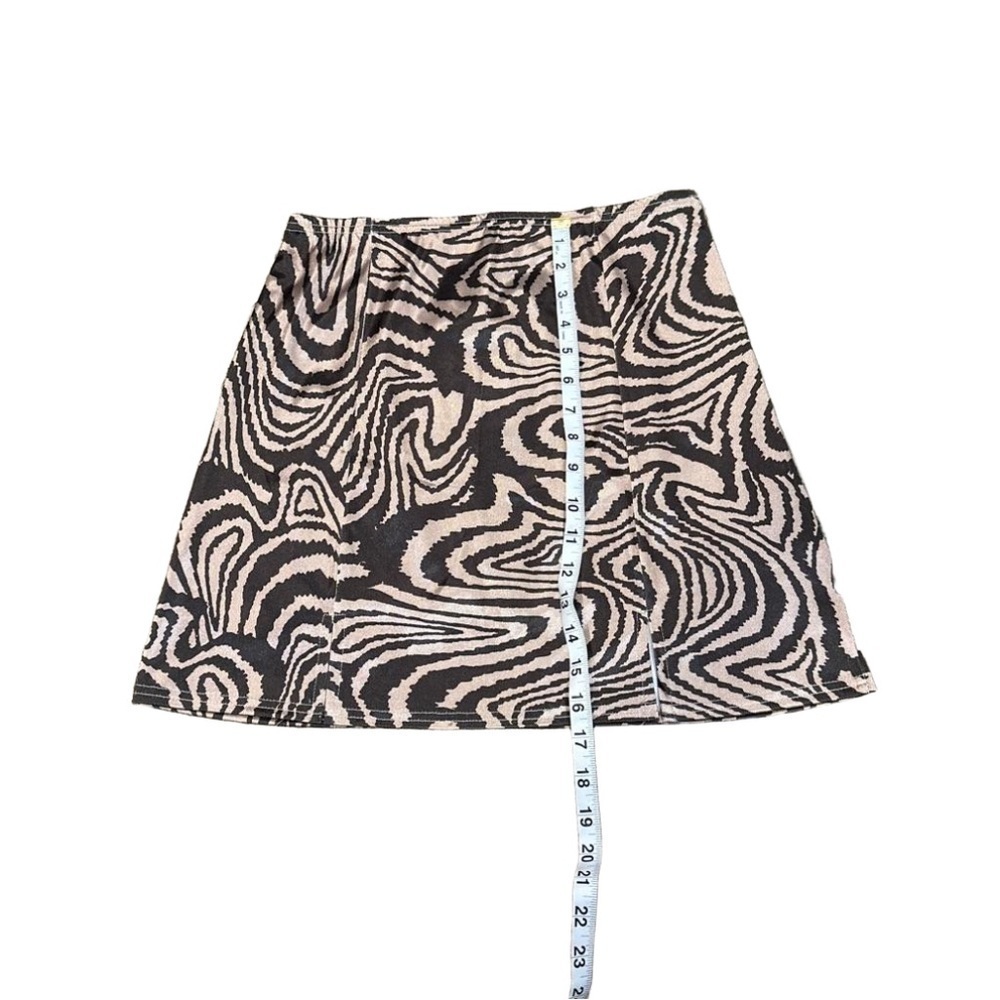Urban Outfitters Zebra Print Mini Skirt - Picture 3 of 7